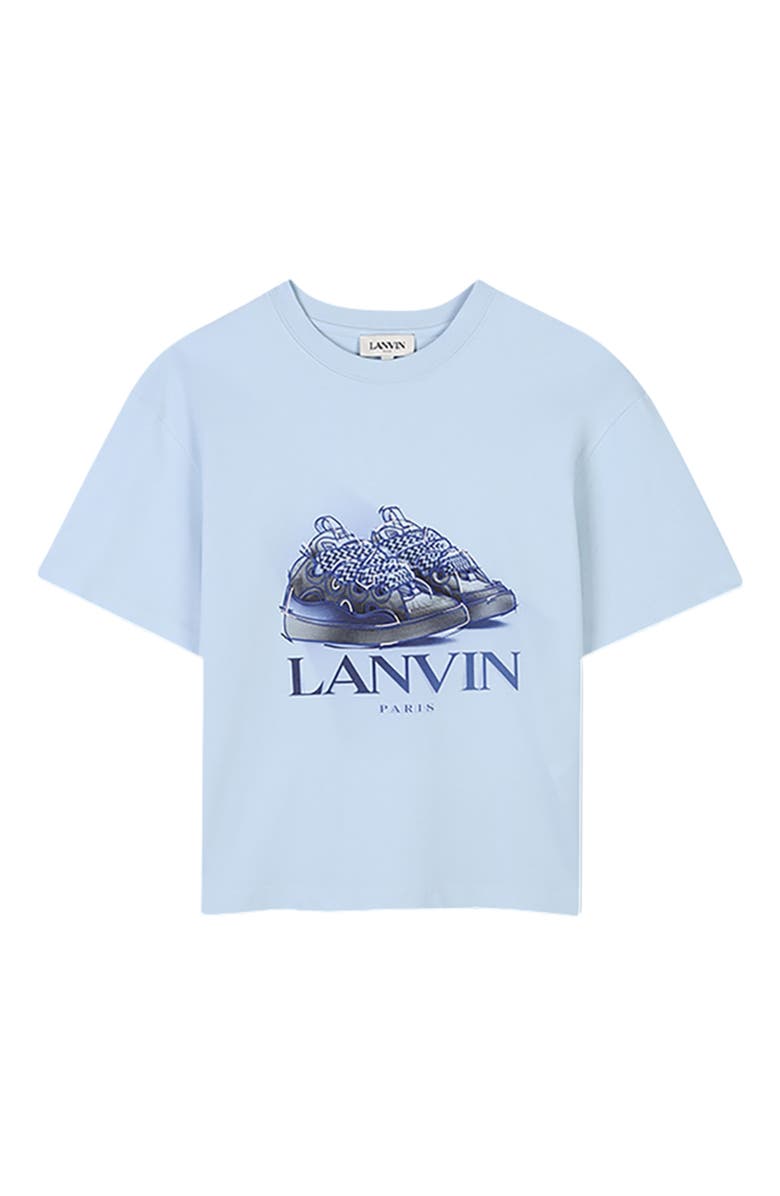 Lanvin KIDS SHORT-SLEEVED COTTON T-SHIRT, Alternate, color, 