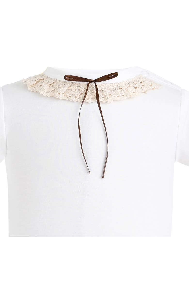 Elvira Lace Bodysuit, Alternate, color, White