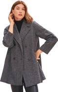 Jessica London A Line Wool Peacoat