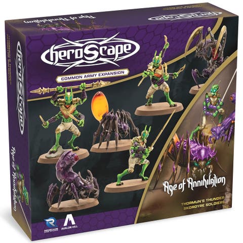 Heroscape - 6 Unpainted Assembled Hero Miniatures