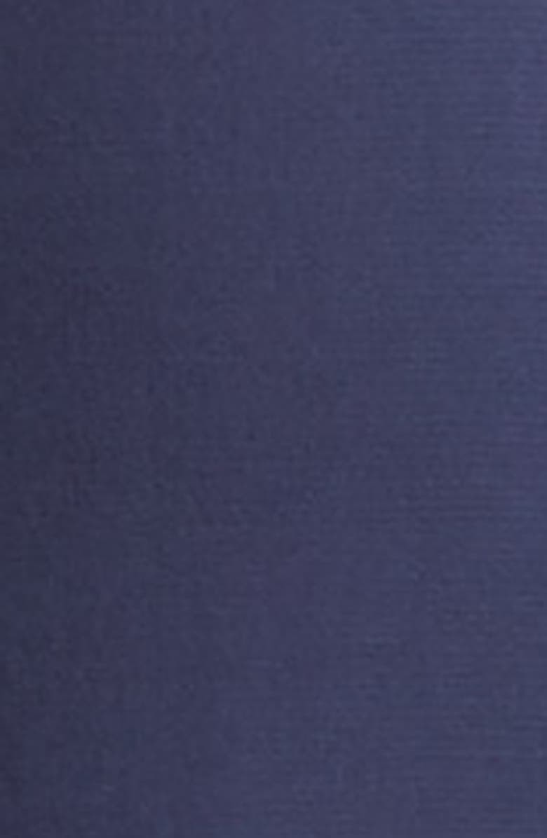 Michael Kors Collection Plunge Neck Tie Waist Palazzo Jumpsuit, Alternate, color, Midnight