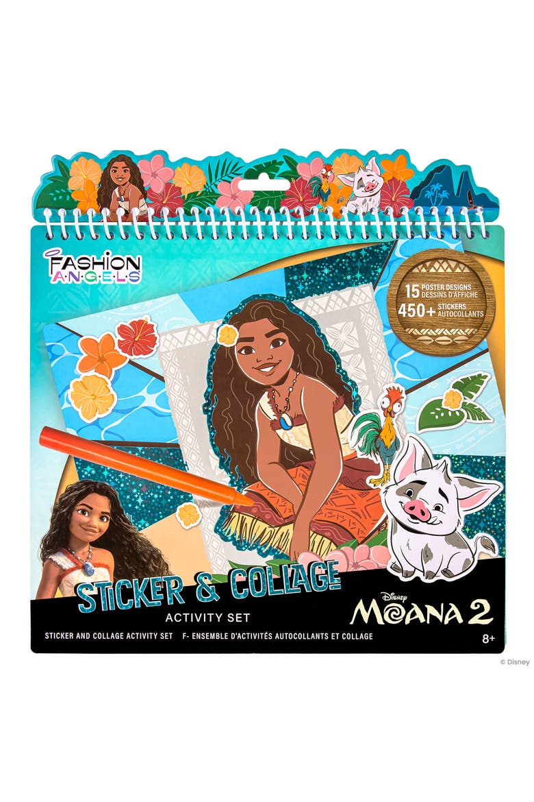 Sticker & Collage Activity Set, Disney Moana 2, Kids 8+, Alternate, color, Multicolored