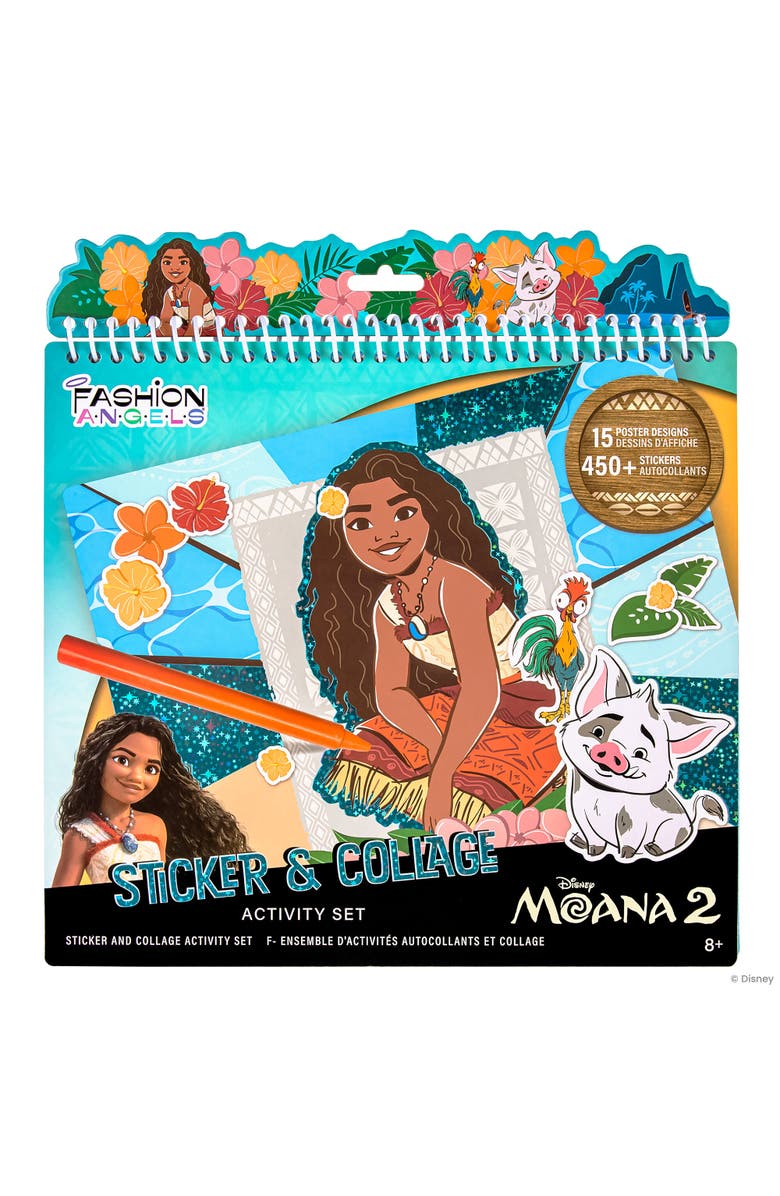 Disney Moana 2 Sticker & Collage Activity Set, Disney Moana 2, Kids 8+, Alternate, color, Multicolored