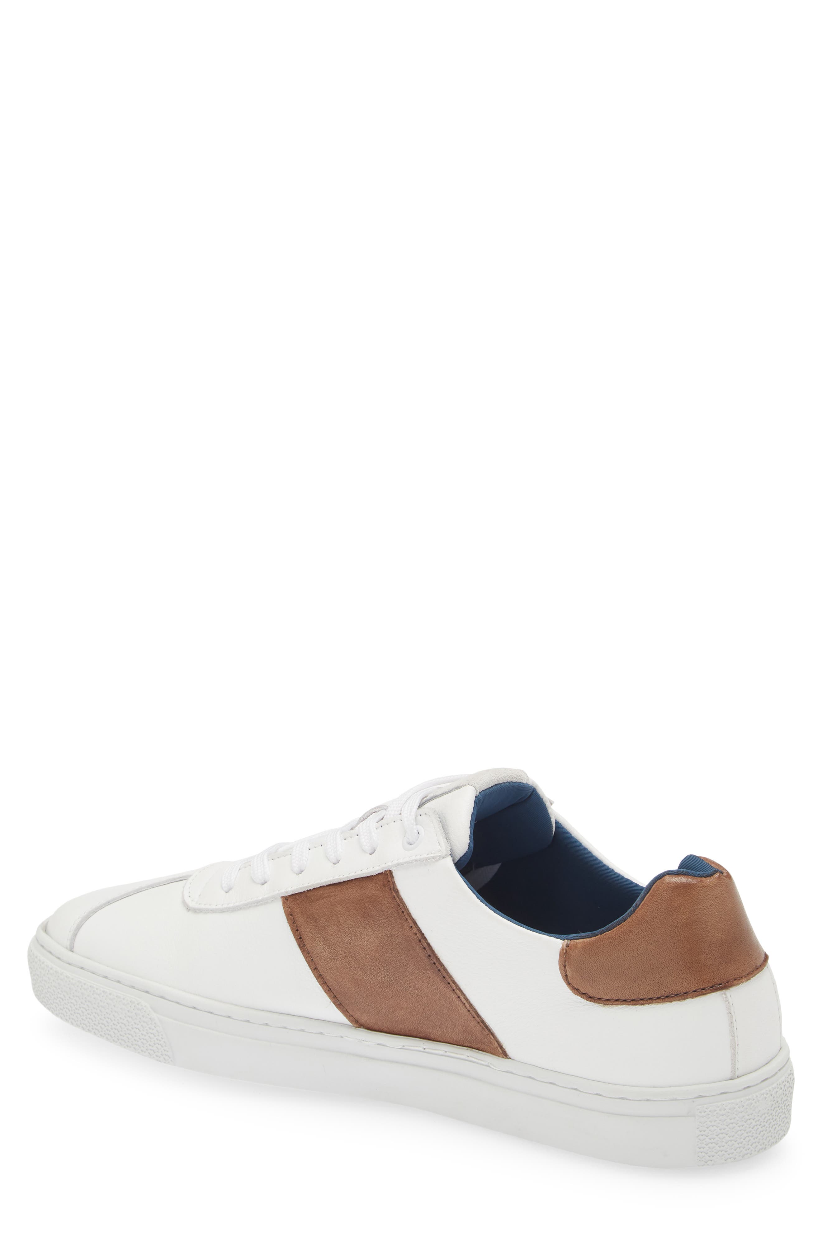 G Brown Jolt Low Top Sneaker, Alternate, color, White/ Taupe
