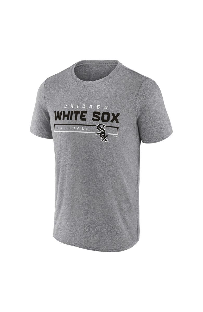 FANATICS Men's Fanatics Branded Heathered Gray Chicago White Sox Durable Goods Synthetic T-Shirt, Alternate, color, 