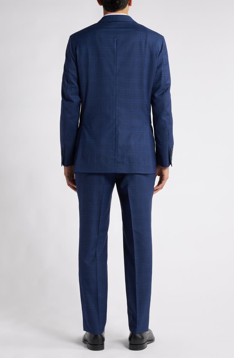 Peter Millar 'Flynn' Classic Fit Plaid Wool Suit, Alternate, color, 