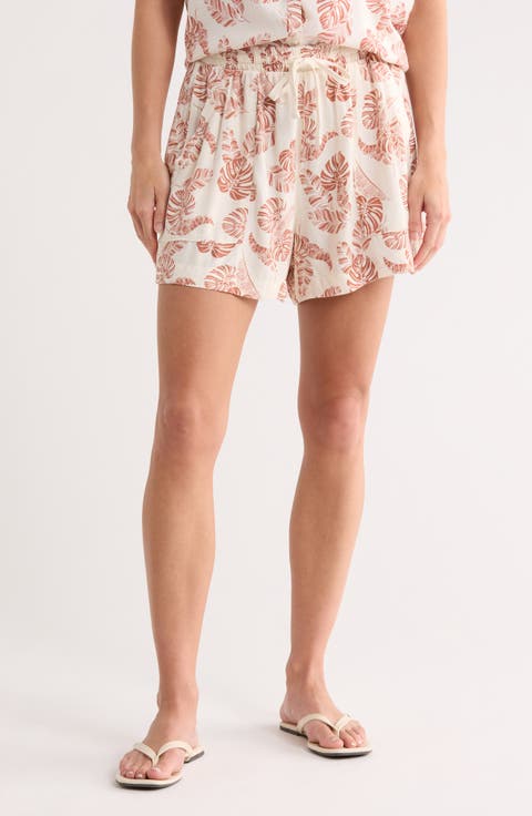 Marseille Linen Blend Drawstring Shorts