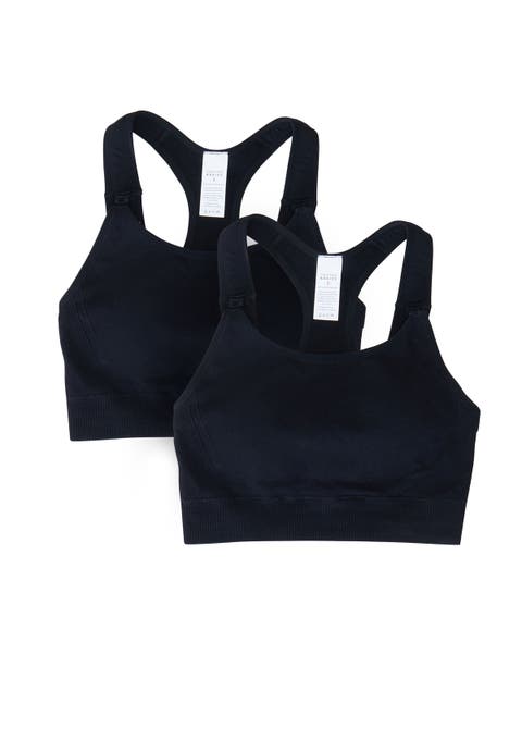 Maternity + Nursing Sports Bra 2-Pack Bundle