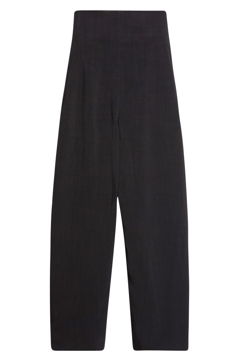 High Waist Tailored Pants, Main, color, NOIR ALAIA