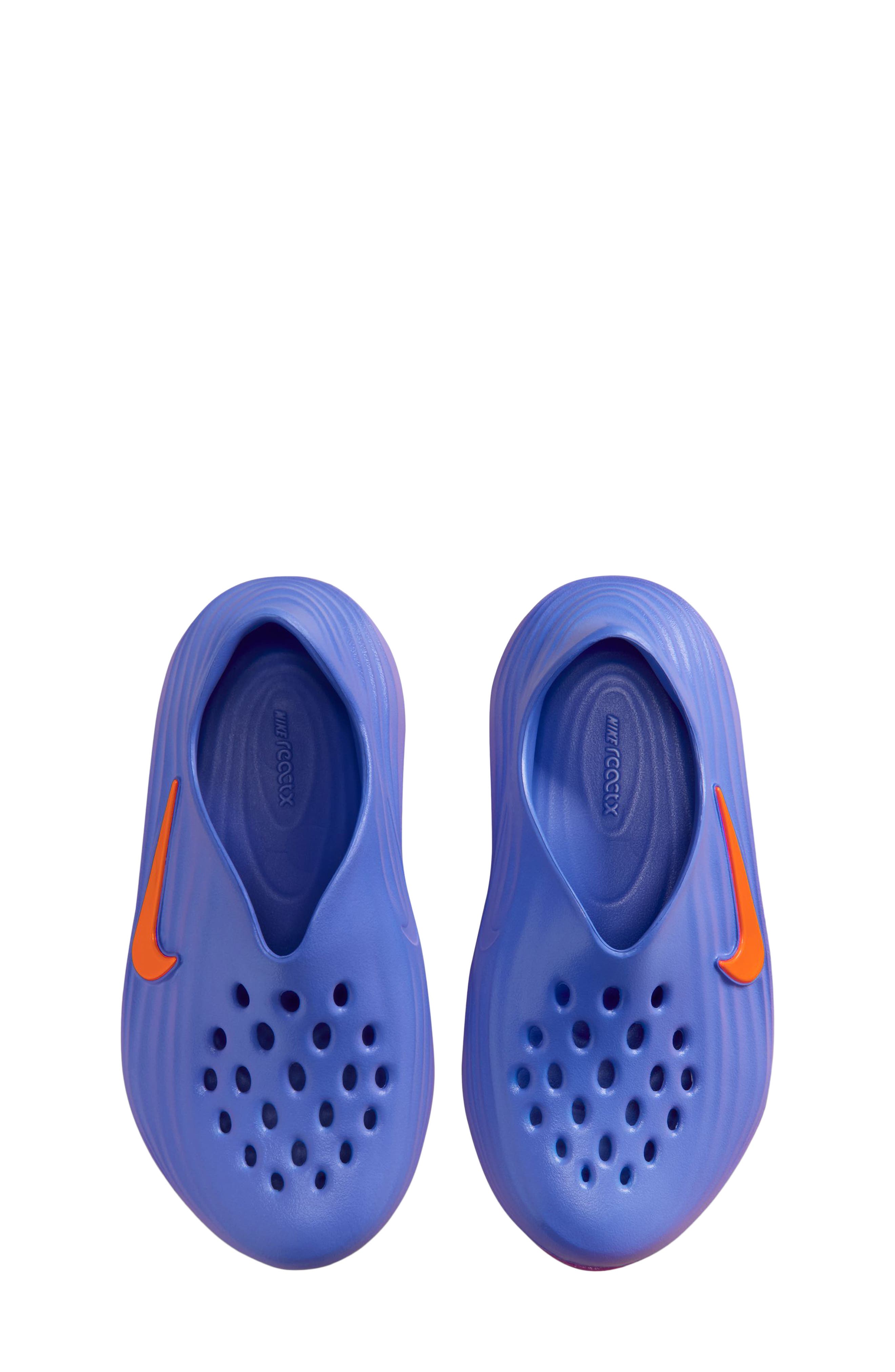 Kids' ReactX Rejuven8 Slip-On, Alternate, color, MEDIUM BLUE/TURF ORANGE