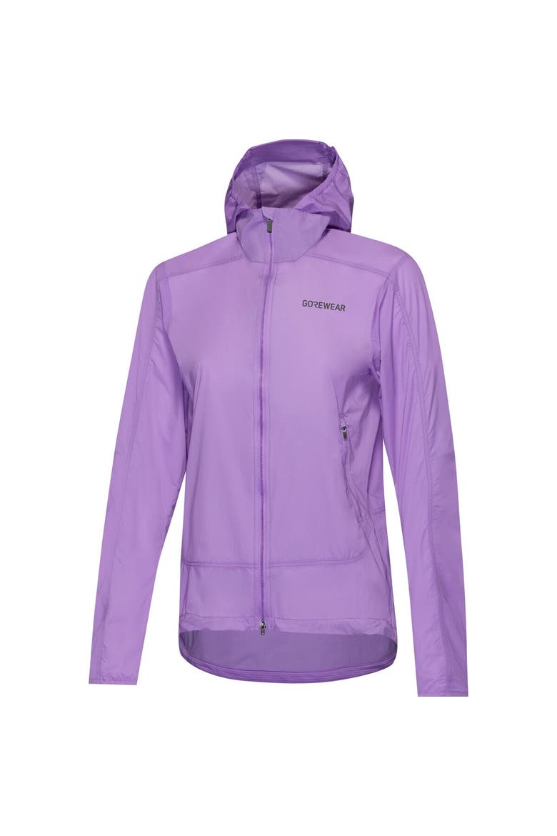 Fernflow Hooded Windbreaker - Women's, Alternate, color, Scrub Purple