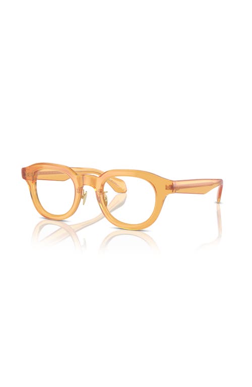 Giorgio Armani 47mm Phantos Optical Glasses In Brown