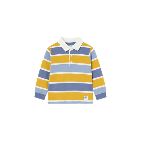 Pollen Long Sleeve Stripe Polo (Baby)