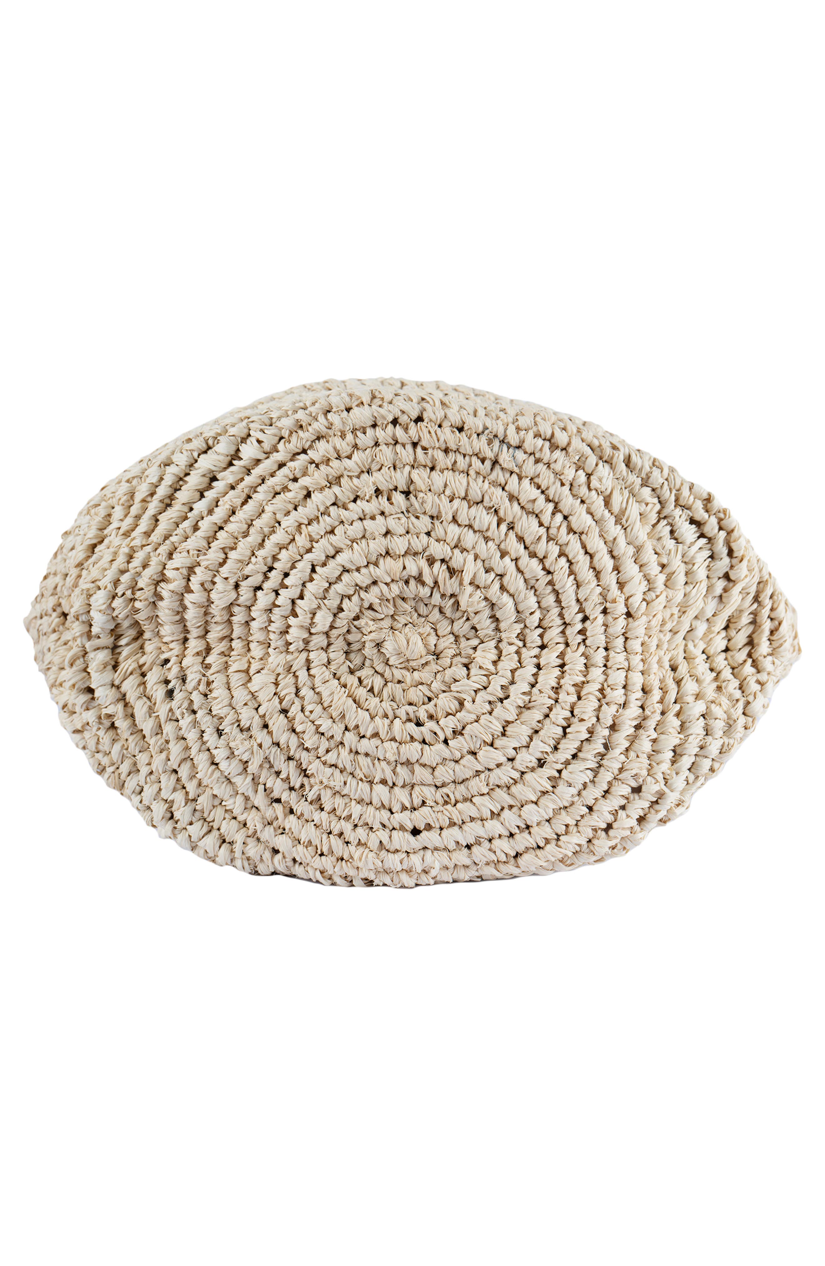 Hamptons Raffia Tote, Alternate, color, WHITE