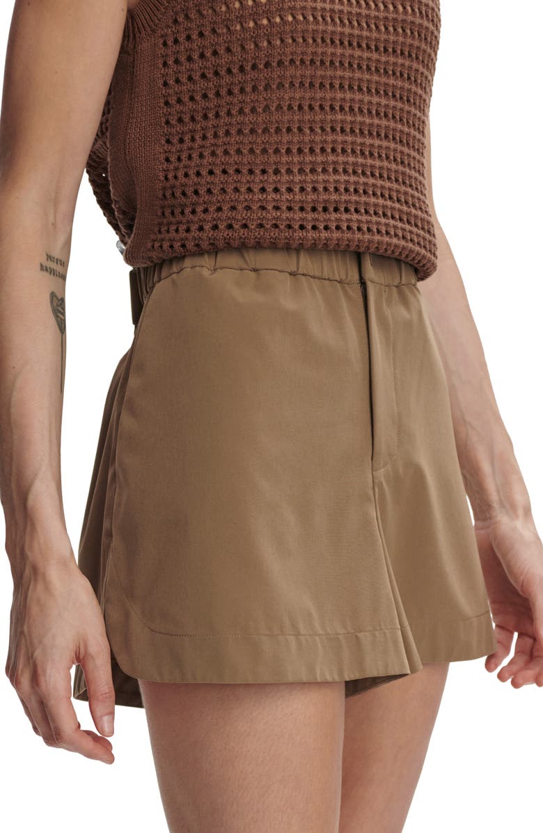 Varley Nila Shorts, Alternate, color, Taupe Stone
