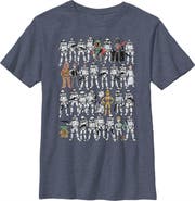 Star Wars Boy's Star Wars Cute Sketches  Graphic T-Shirt