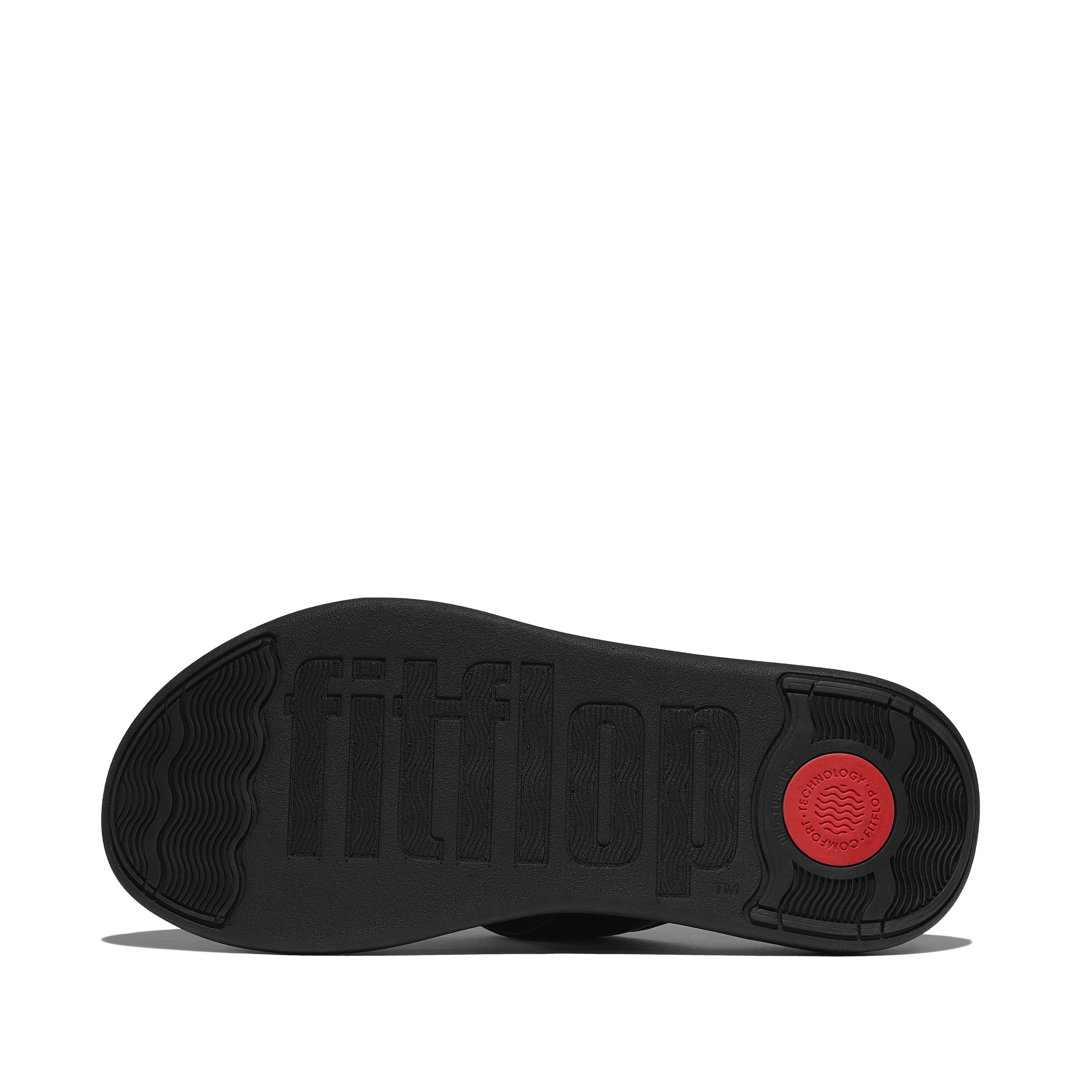 FitFlop F-Mode Go Adj Flatfo Toe-Post, Alternate, color, All Black