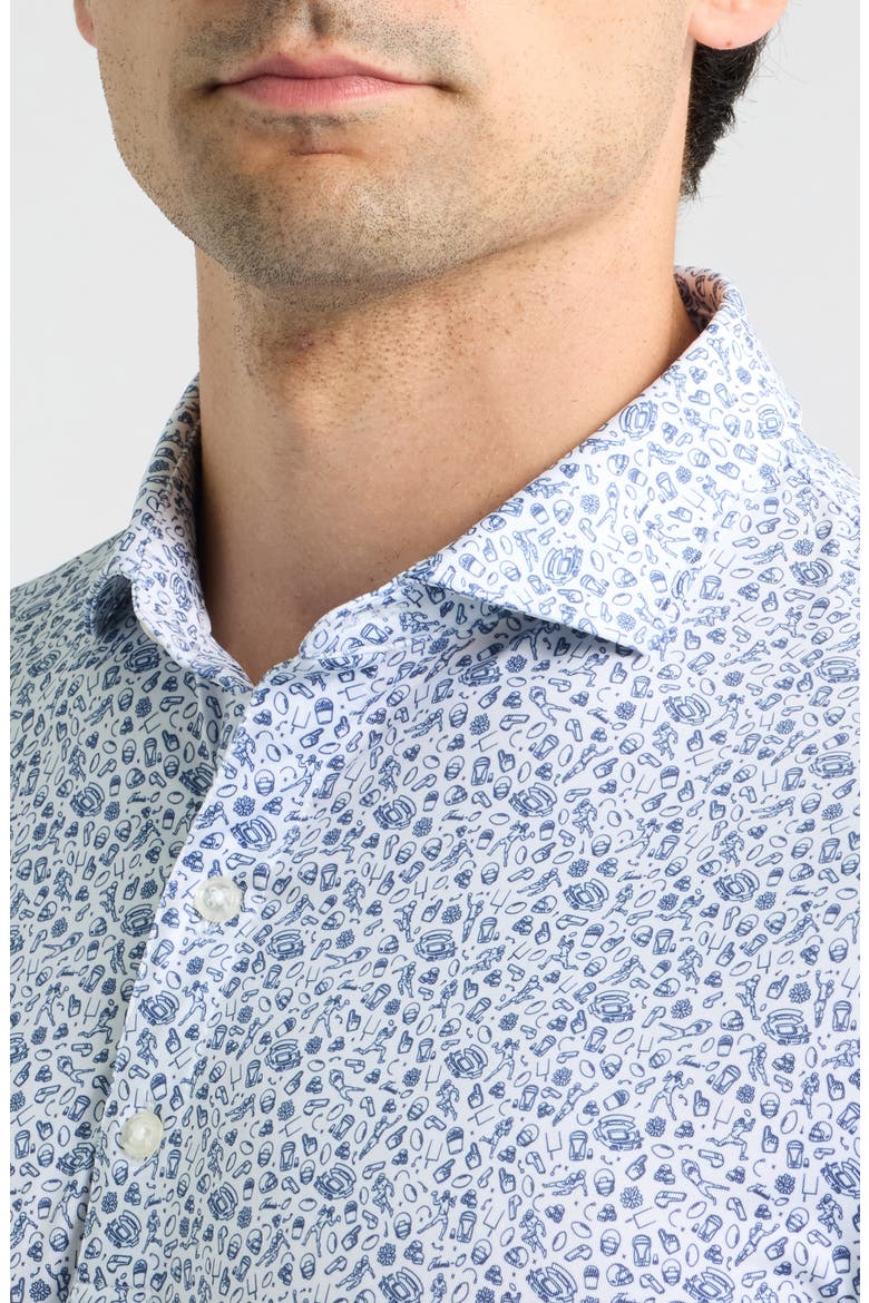 Gridiron Performance Polo, Alternate, color, MIDNIGHT NAVY