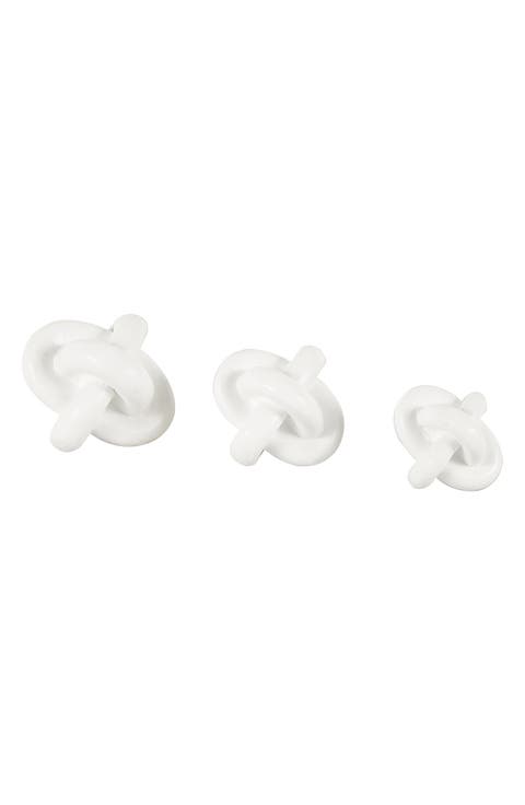 Set of 3 Modern Knot Sculptures