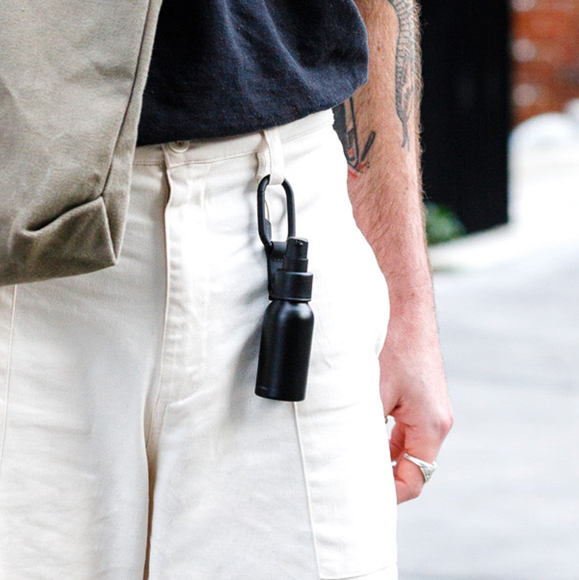 Orbitkey Clip-on Refillable Bottle 50ml, Alternate, color, Black