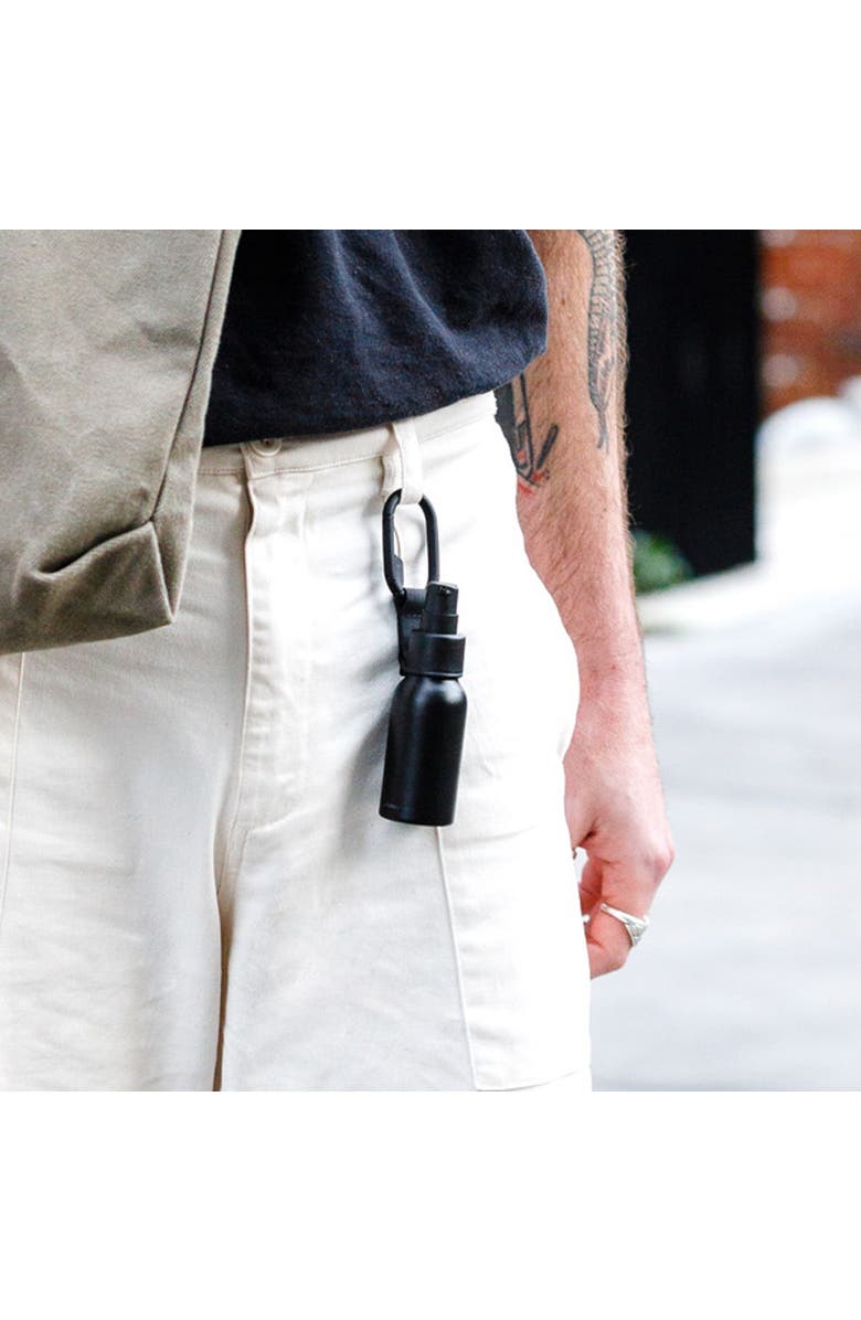 Orbitkey Clip-on Refillable Bottle 50ml, Alternate, color, Black