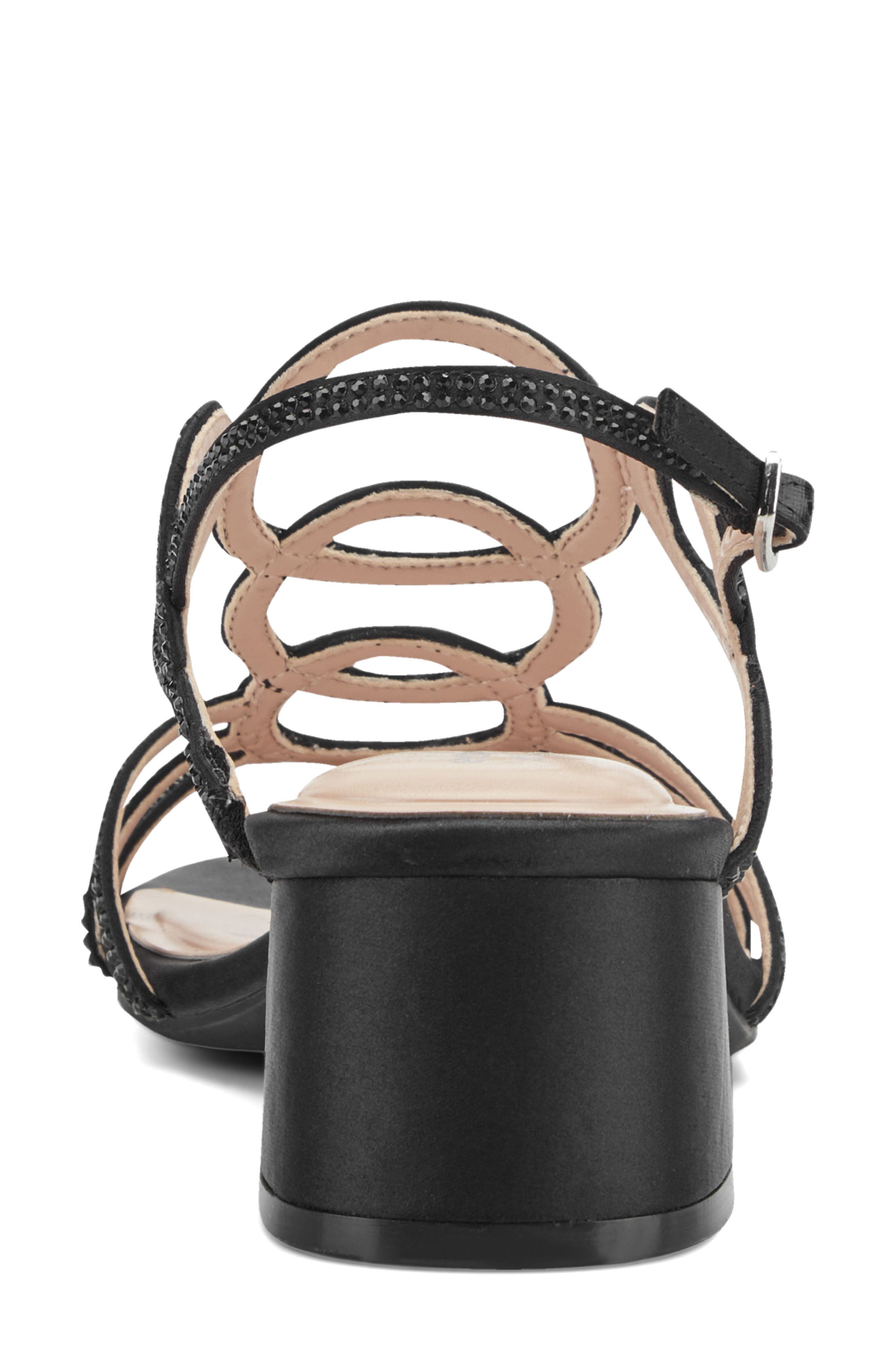 Easy Spirit Yana Block Heel Sandal - Wide Width Available, Alternate, color, Black