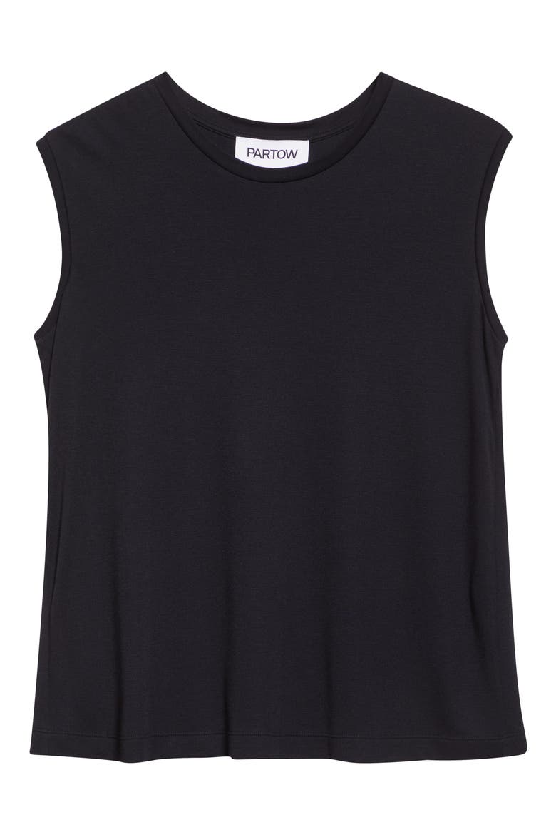 Oliver Modal & Cashmere Tank, Alternate, color, BLACK