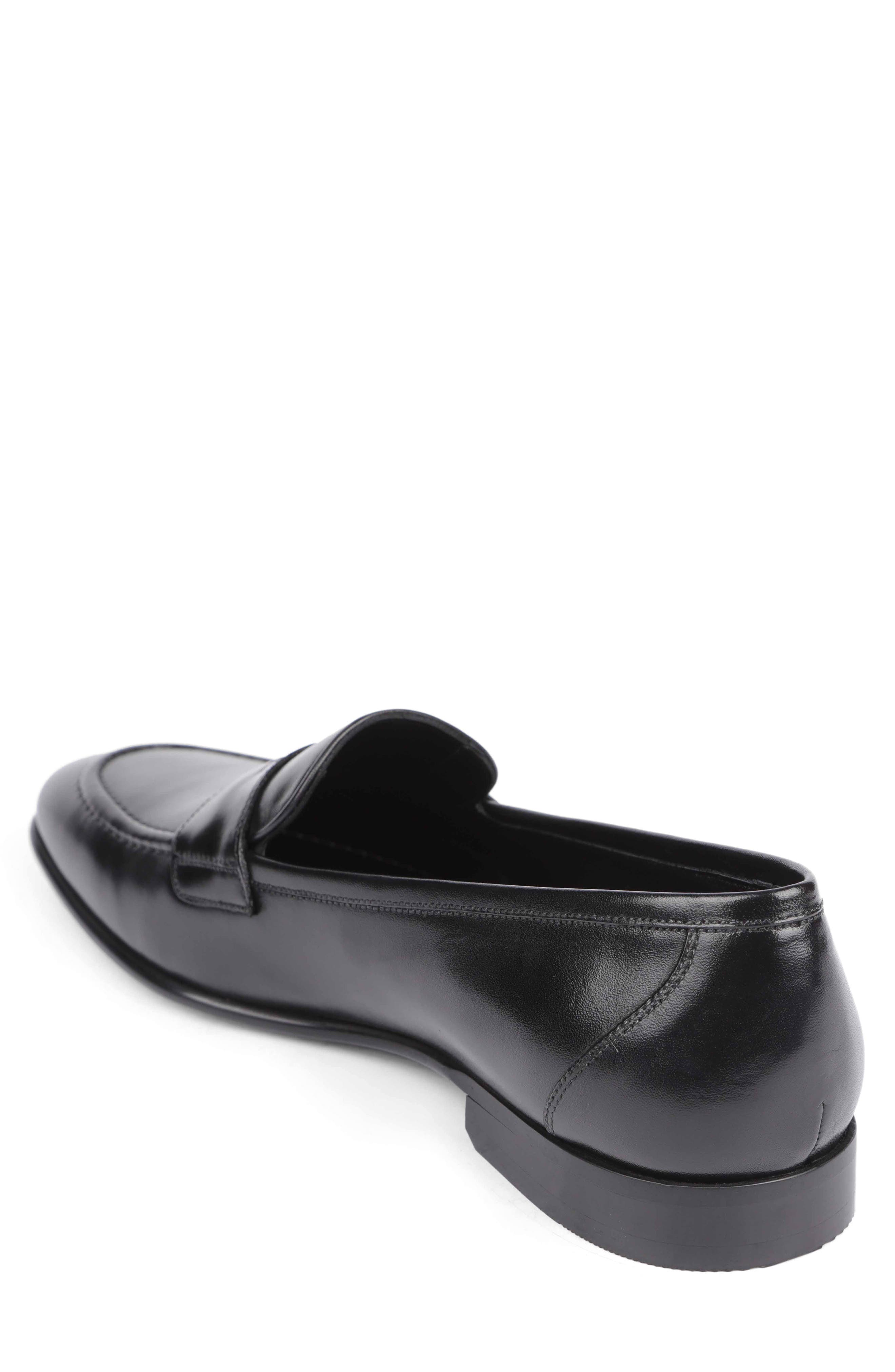 VELLAPAIS Galano Penny Loafer, Alternate, color, Black