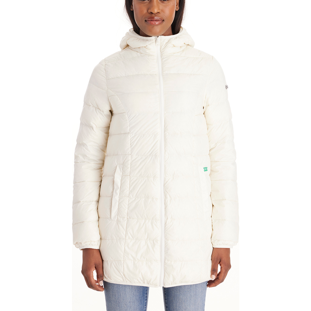 Modern Eternity Maternity Modern Eternity Ashley 3-in-1 Down Lightweight Maternity Jacket In White