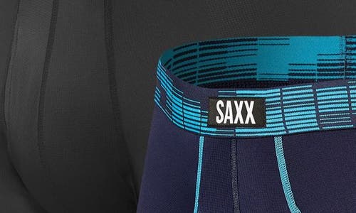 Saxx Assorted 2-pack Sport Mesh Boxer Briefs In Navy Digi Dna/black