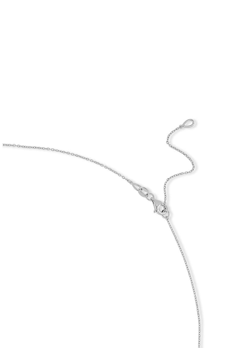 Getty 18k Gold Diamond Necklace, Alternate, color, 18KW
