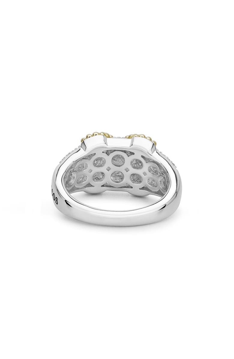 LAGOS Caviar Lux Diamond Pavé Ring, Alternate, color, 