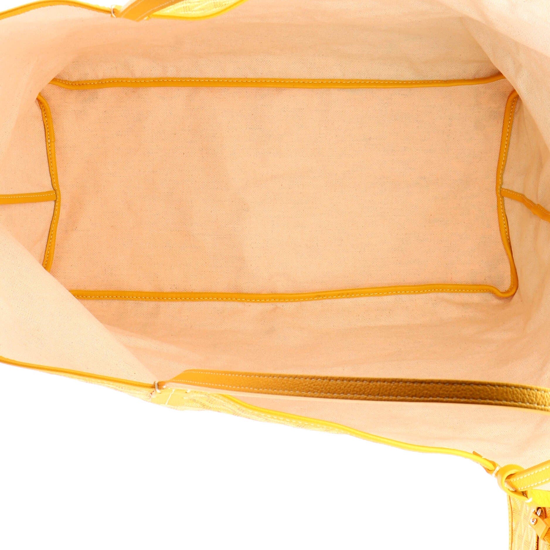 Pre-Owned Goyard Saint Louis Tote Coated Canvas GM, Alternate, color, Orange