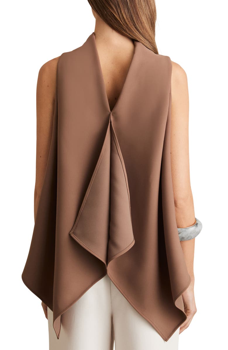 Reiss Simone Drape Top, Alternate, color,