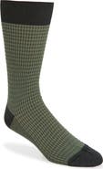 Pantherella Smythson Textured Check Dress Socks