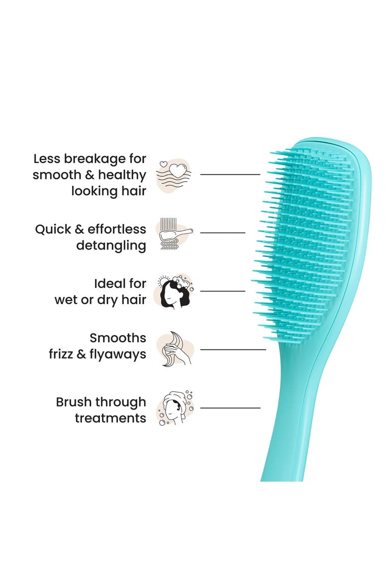 Ultimate Detangler Hairbrush - Straight to Wavy, Alternate, color, MARLIN BLUE