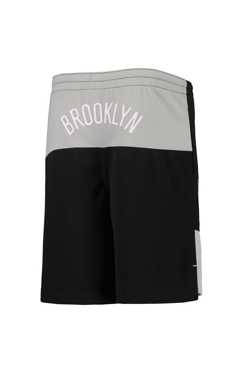 Outerstuff Youth Kevin Durant Black Brooklyn Nets Pandemonium Name & Number Shorts, Alternate, color, 