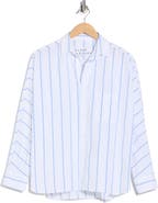 Frank & Eileen Continuous Stripe Cotton Button-Up Shirt