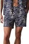 selected Navy/White Island Motif