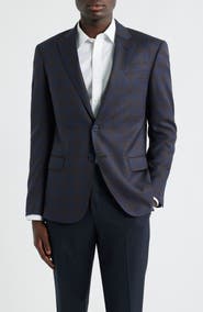 Emporio Armani G-Line Ombré Check Wool Sport Coat