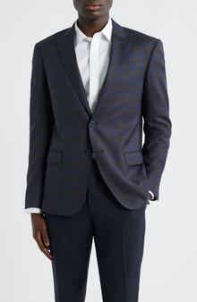 Emporio Armani G-Line Ombré Check Wool Sport Coat