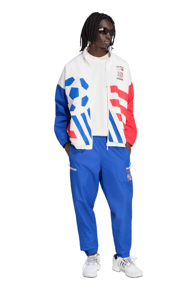 World Cup USA 94 Woven Track Jacket, Alternate, color, CLOUD WHITE