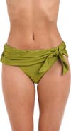 Sunshine 79 Solid Sash Hipster Bikini Bottoms