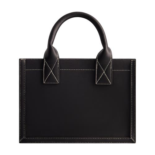 True Religion Modern Edge Suede Tote In Black