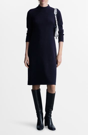 S/S Scoop Neck Sweater Dress - Mango