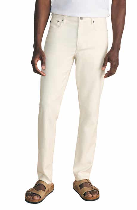 Faherty Stretch Terry Straight Leg Five-Pocket Pants