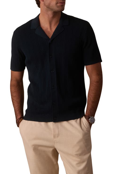 Robles Texture Knit Camp Shirt