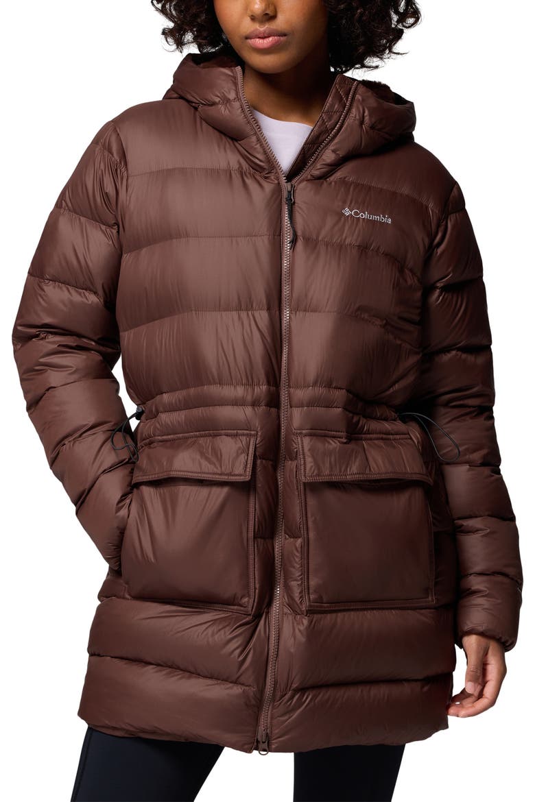 Harmony Falls Water Repellent 650 Fill Power Jacket, Main, color, TOBACCO