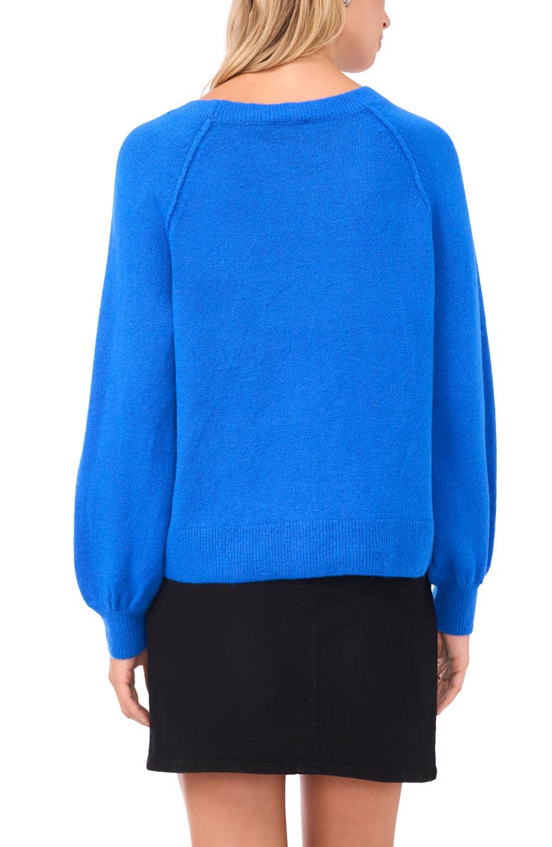 Vince Camuto Raglan Sleeve Sweater, Alternate, color, Bright Blue
