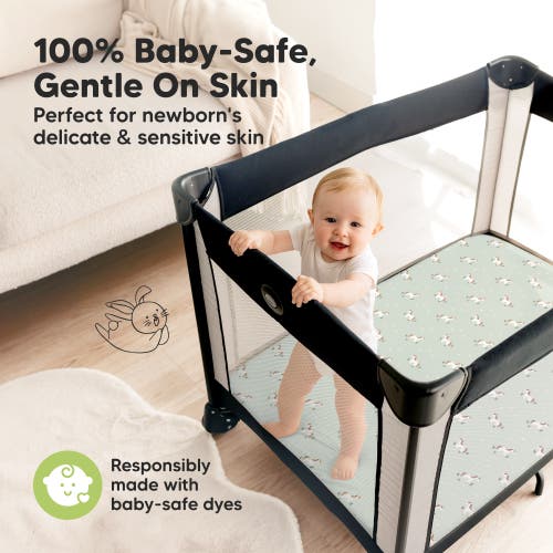 Keababies Isla Fitted Mini Crib Sheets